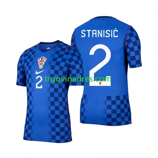 Muški Gostujući Dres Hrvatska Josip Stanisic 2 World Cup 2026 s Kratkih Rukava