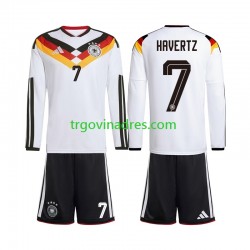 Dječji Domaći Dres Njemačka Kai Havertz 7 World Cup 2026 s Dugim Rukavima