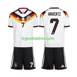 Dječji Domaći Dres Njemačka Kai Havertz 7 World Cup 2026 s Kratkih Rukava