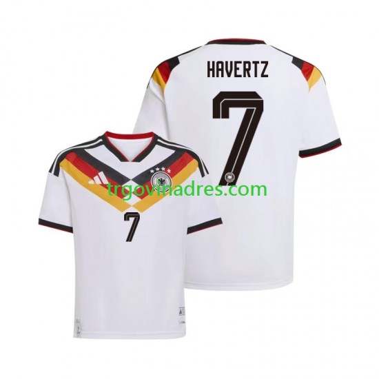 Muški Domaći Dres Njemačka Kai Havertz 7 World Cup 2026 s Kratkih Rukava