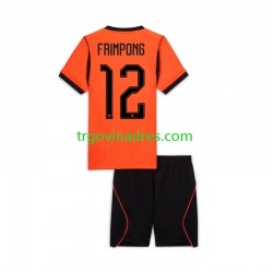 Dječji Domaći Dres Nizozemska Jeremie Frimpong 12 World Cup 2026 s Kratkih Rukava