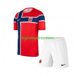 Dječji Domaći Dres Norveška World Cup 2026 s Kratkih Rukava