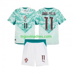 Dječji Gostujući Dres Portugal Joao Felix 11 2026 2027 s Kratkih Rukava
